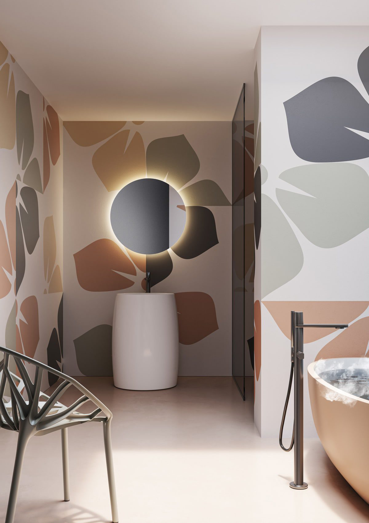 Decorative wallpaper. Our washable feature wall panels are made from a vinyl based material meaning they are tough as well as beautiful.