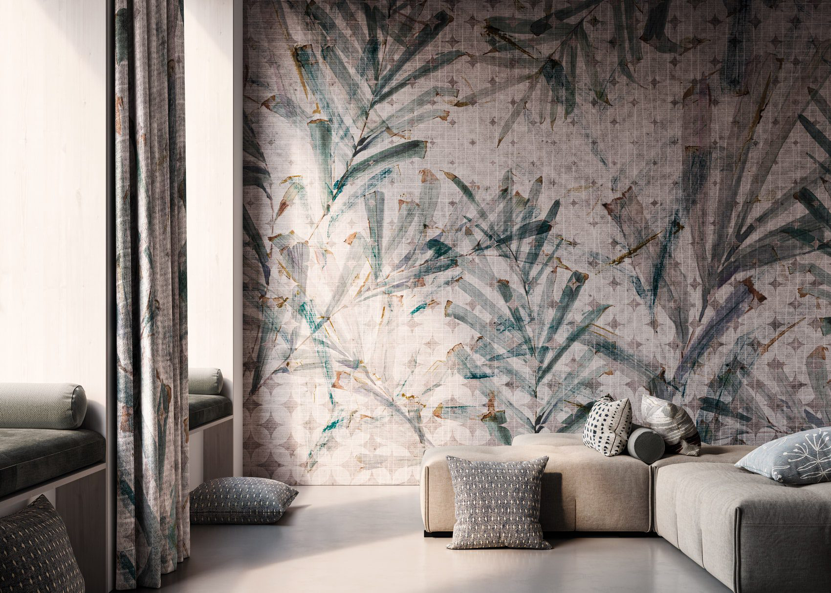 Decorative wallpaper. Our washable feature wall panels are made from a vinyl based material meaning they are tough as well as beautiful.