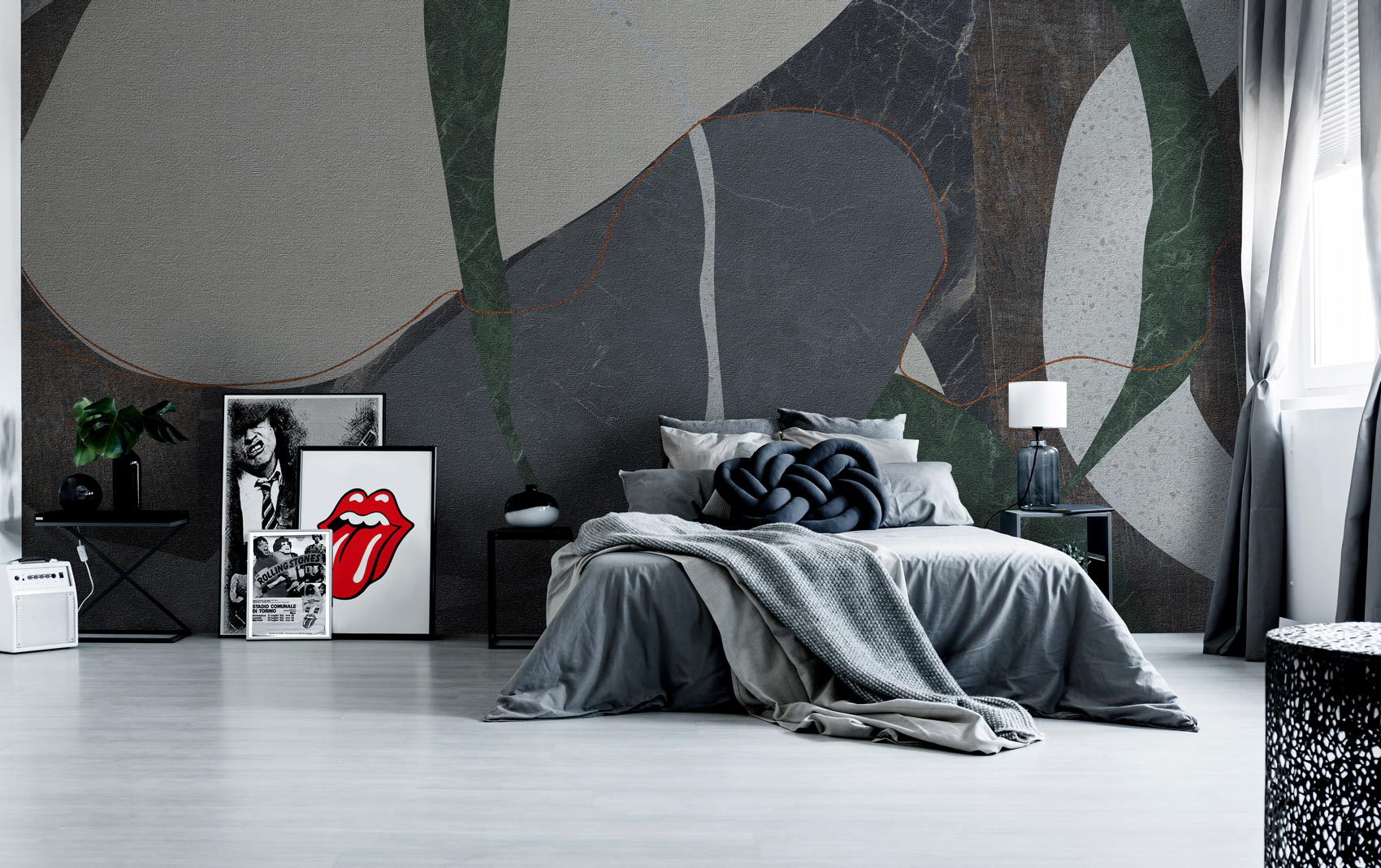 Decorative wallpaper. Our washable feature wall panels are made from a vinyl based material meaning they are tough as well as beautiful.
