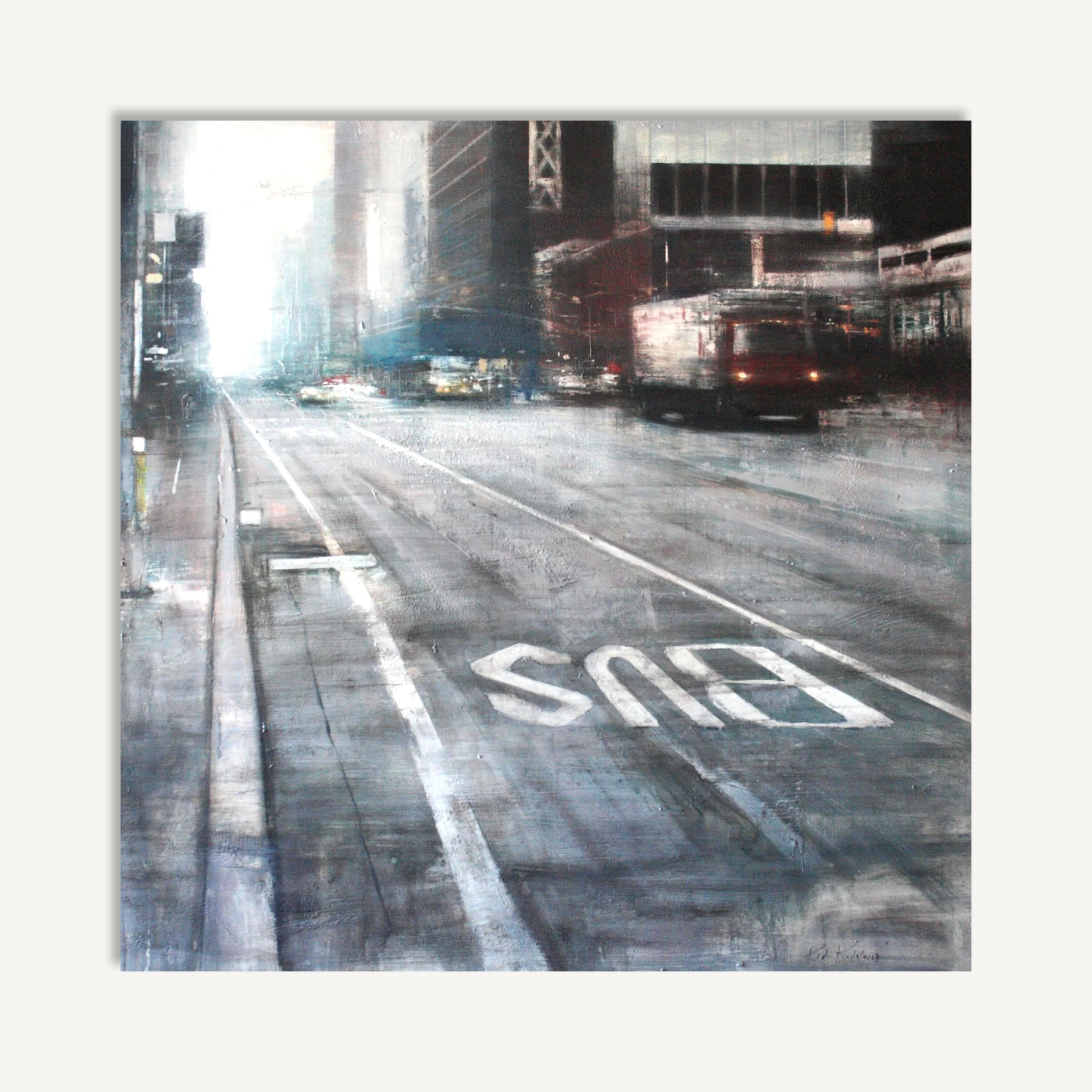 Pedro Rodríguez - Cloudy Morning in Manhattan - Original Signed Art oliveira decor furniture shop buy algarve